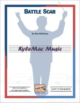 BATTLE SCAR Concert Band sheet music cover